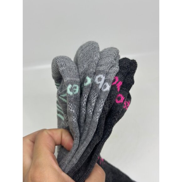 NEW Reebok No Show Socks 3-Pair Active Stripes Pink Black Gray Blue Athletic - Picture 3 of 4